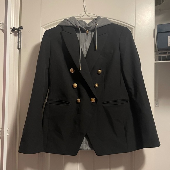 Express Jackets & Coats Super Soft Twill Double Breasted Blazer
